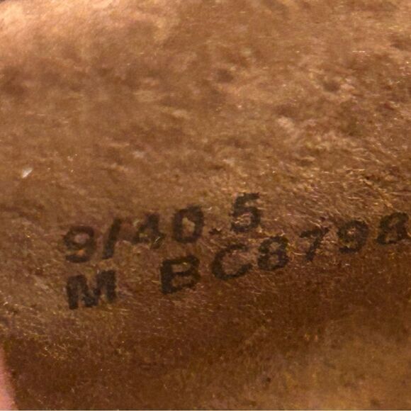 Born BOC green ruffle detail flats size 9 - Picture 8 of 8